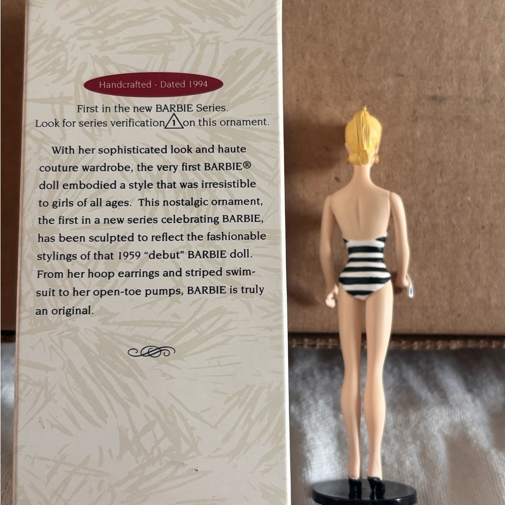 Hallmark 1994 Debut 1959 Barbie Doll Series Christmas Ornament
New in box. - Picture 3 of 5
